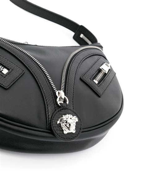 versace medusa fanny pack|Versace hobo bags.